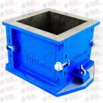 Cast Iron Cube Mould Four Part 100 Mm Concrete Testing Equipment for sale