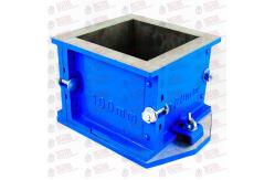 China Cast Iron Cube Mould Four Part 100 Mm Concrete Testing Equipment supplier