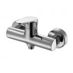 Chrome-plated Brass Shower Mixer Faucet Bathroom Wall Mounted for sale