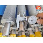 ASME SA249 Stainless Steel Wuond Fin Tube Fin Type L For Air Cooler for sale