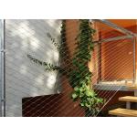 Silver Stainless Steel Zoo Aviary Mesh Nonflammable Easy Maintenance