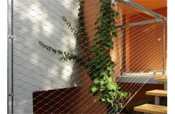 China Silver Stainless Steel Zoo Aviary Mesh Nonflammable Easy Maintenance supplier