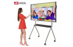 China JCVISION 65 - 110Inch Smartboard Interactive Display AG Temple Glass IR Touch LCD Panel supplier