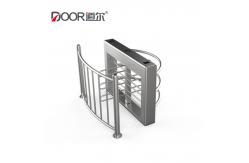 China Stainless Steel Security Machinery Half Height Pedestrian Turnstile Gate for Access Control supplier