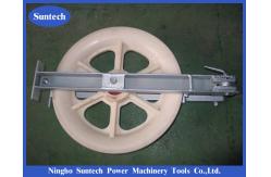China 508mm 40KN Single Nylon Wire Pulling Blocks Conductor Stringing Blocks supplier