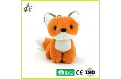China Polyester Stuffing Furry Plush Mini Fox Stuffed Animal 3 10in supplier