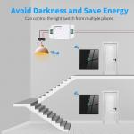 Wireless Touch Wall Switches Sets RF433 1gang Luxury Glass Panel Remote Control Switch