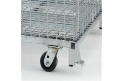 China Line Dia 5.8mm Wire Mesh Pallet Containers Stacking Bins Medium Duty supplier