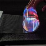Flexible Transparent Glass LED Film Screen Ultra Thin LED Window Display Wall Panel for Advertising for sale