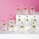 3ml Crystal Perfume Bottles Crimp Neck Luxury 4*7.5cm Leak Proof for sale