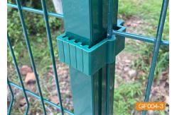 China Rectangle Post PE Coating 50*200mm Wire Mesh Security Fence supplier