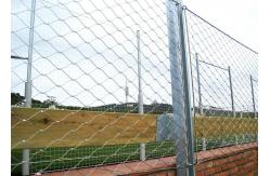China 7 X7 Balustrade Cable Mesh , Stainless Steel Wire Rope Net Customized supplier