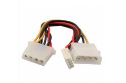 China 4Pin Molex Floppy Disk Drive Power PCB Connector Cable 5.08mm Pitch supplier