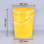 100% Material Used 20 Liter Empty Plastic Pails with Lid and Handle