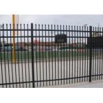 Galvanized Wrought Iron Black Tubular Fencing for sale