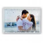 Sublimation Glitter Liquid Photo Frame With Printable Aluminum Sheet Diy Custom Photo Printing Liquid Picture Frame for sale