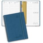 6.5'' x 8.5'' Spiral Student Weekly Planner Night Blue Softcover for sale