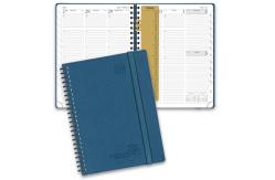 China 6.5'' x 8.5'' Spiral Student Weekly Planner Night Blue Softcover supplier