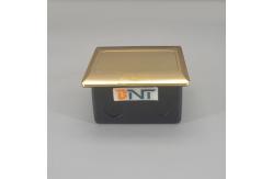 China Brass Copper Electric Switch Ground Socket With Double German EU Power supplier