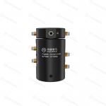 Four Circuits Hydraulic Rotating Joint High Pressure / Speed Capacity for sale