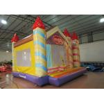 Waterproof Funny Inflatable Jump House 5 X 5m , Kids Bounce House Silk Printing for sale