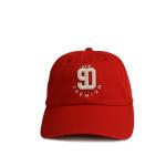 Sublimation Wool Baseball Sports Dad Hats With Logo 3d Embroidery Red for sale