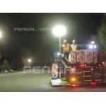 Tungsten Halogen 130CM Inflatable Lighting Balloon For Night Road Maintenance