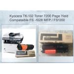 Kyocera TK-132 Copier Toner Cartridge Black Laser - 7200 Pages / 1 Each for sale