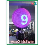 Customized Diameter 0.8m Inflatable Backpack Balloon Pink For Advertising