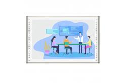 China Iboard Classroom 102 Inch Smart Touch Board Interactive Whiteboard With Projector supplier