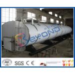 SUS316L Horizontal Milk Transport Tank With Insulation Layer 1000L-8000L Capacity