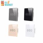 Smart Home Dimmer Light Tuya Wifi Smart Switch Wireless Glass Crystal Panel Touch Wall for sale