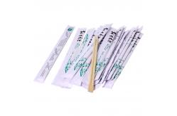 China Custom printed opp wrapped disposable bamboo chopsticks 18cm 21cm 23cm supplier