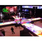 Fashionable Indoor Dance Floor With 6.25mm Pixel Pitch , 250mm*250mm interactive led dance floor screen for sale