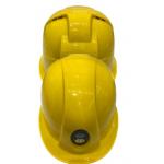 Hd Safety 4G Helmet Camera Yellow Color MTK8735 Chipset Replaceable 3300MAh Battery for sale