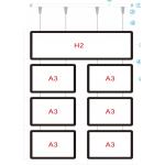 A3 A4 Poster Crystal LED Light Box