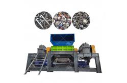 China Aluminum Alloy Waste Shredder Machine Scrap Car Twin Shaft Shredder Machine supplier