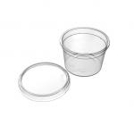 Thin Wall Butter Style Single Wall Customized PP Logo Oval Ice Cream Cup for Yogurt Cup for sale