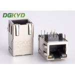 Shieded Cat6 RJ45 jack 8 pin network connector Integrated magnetics for Router for sale