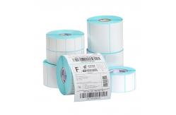 China Custom Blank Thermal Printer Sticker Label Roll 4x6 Thermal Label Paper Jumbo Roll supplier