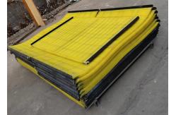 China Yellow PU Mesh Polyurethane Screen Panels With Hook For Mine Vibrating supplier