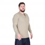 NFPA2112 FR Shirts 100% Cotton Arc Proof Welder Shirts CAT2 Henley Shirts for sale