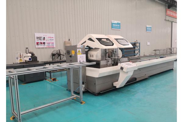Angle Double Head Mitre Saw Machine Aluminum Window 22 To 135 Degree