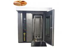 China Versatile Easy Clean Bread Baking Machine 100Kg/H Trays Rotary Oven supplier