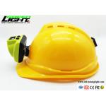 PC ABS IP68 16hrs 18000lux LED Miners Cap Lamp E27 Base
