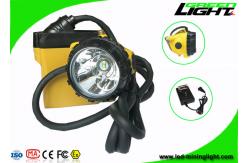 China SAMSUNG Battery Led Miners Cap Lamp IP68 Waterproof 25000 Lux Brightness Rechargeable supplier