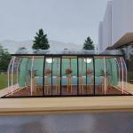 Aluminium Bubble Tent House Prefabricated PC Transparent Dome Tent for sale