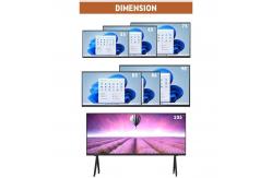 China 110 Inch Smart Digital Whiteboard Electronic 4K LCD Screen Interactive Touch Screen Whiteboard supplier