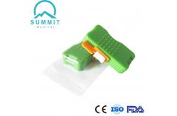 China Heel Blade Infant Lancet 1.0mm*2.5mm, Green, 50 Pcs Per Pack supplier
