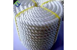 China Three Strand Twisted Nylon Anchor Line 4mm - 50mm Non Floating With Thimble supplier